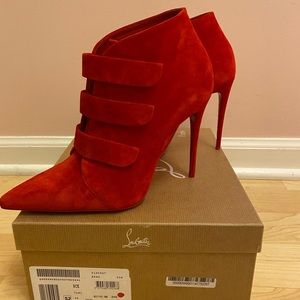 Christian Louboutin Triniboot Red booties